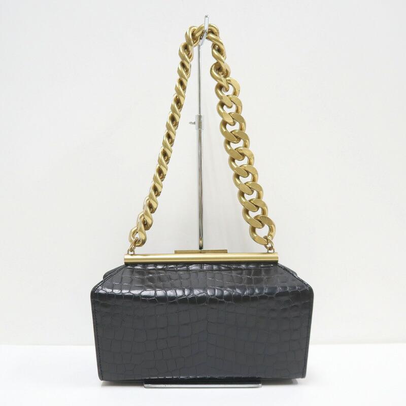 STELLA McCARTNEY ステラマッカートニー チェーンバッグ クロコ型押し