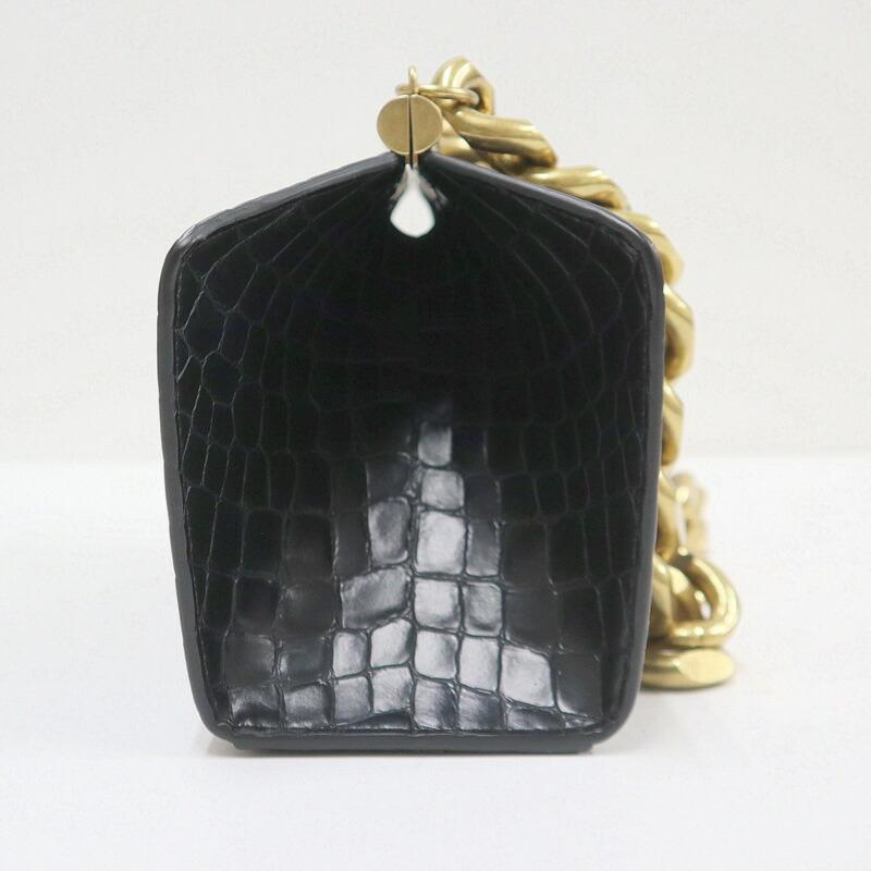 STELLA McCARTNEY ステラマッカートニー チェーンバッグ クロコ型押し