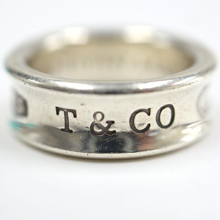 Tiffany＆Co. ティファニー ナローリング 指輪 1837 SV925 シルバー