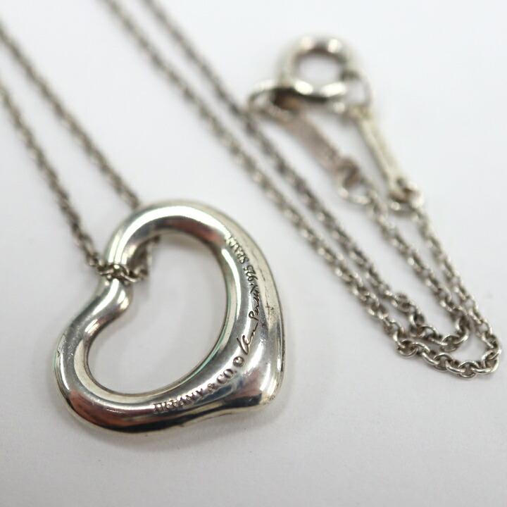 Tiffany＆Co. ティファニー オープンハート ネックレス SV925 シルバー