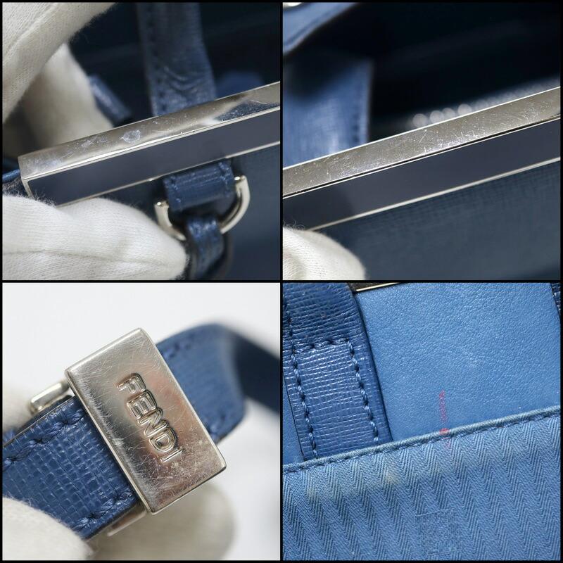 FENDI フェンディ プチトゥージュール 2WAYショルダーバッグ レザー