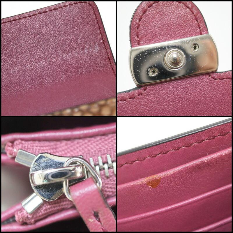 GUCCI グッチ インターロッキングG 二つ折り長財布 パイソン レザー