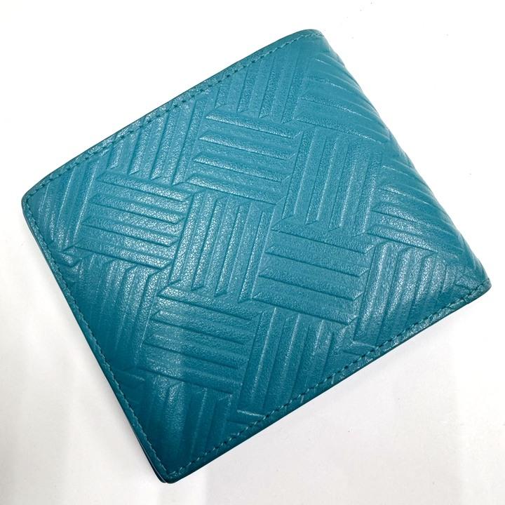 【希少】 Bottega Veneta ボッテガヴェネタ デボスイントレチャート BOTTEGA VENETA ボッテガヴェネタ デボスイントレチャート 二つ折り