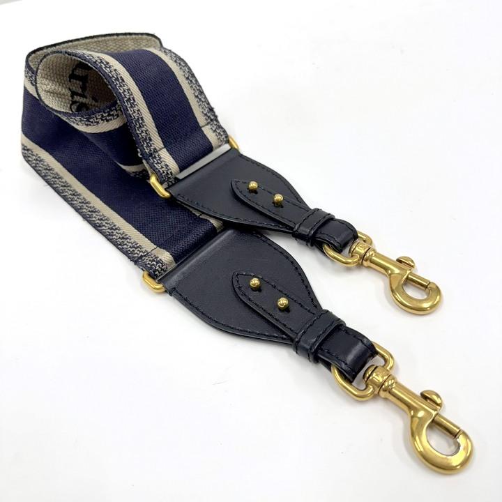 C.Dior クリスチャンディオール ショルダーストラップ ロゴエンブロイ