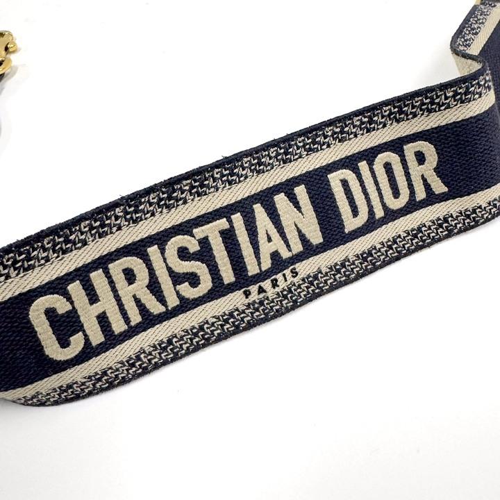 C.Dior クリスチャンディオール ショルダーストラップ ロゴエンブロイ