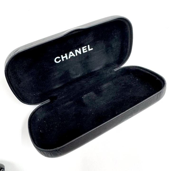 CHANEL シャネル サングラス マトラッセ×ココマーク ブラック×ゴールド