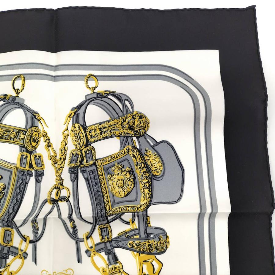 【新品未使用】エルメス 式典用馬勒 BRIDES de GALA カレ45 HERMES（エルメス） カレ45 スカーフ BRIDES DE GALA 式典用馬勒