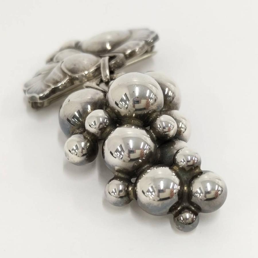 Georg Jensen ブローチ ムーンライト グレープ SV925 シルバー : JJ