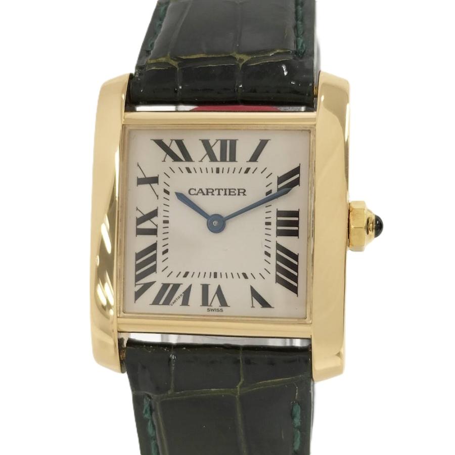 Cartier（カルティエ） タンクフランセーズMM クオーツ レザーベルト