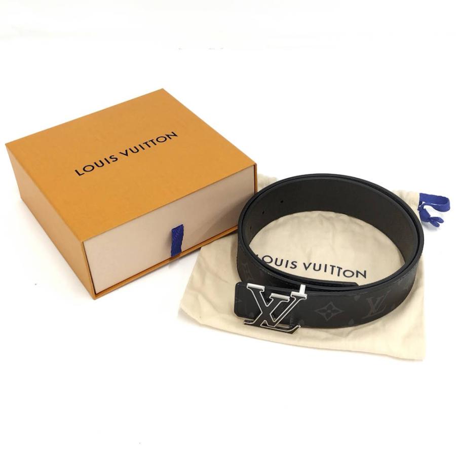 【✨美品】 ルイヴィトン ベルト サンチュール エクリプス LVイニシャル ロゴ LOUIS VUITTON（ルイ・ヴィトン） サンチュールLV・イニシャル ベルト