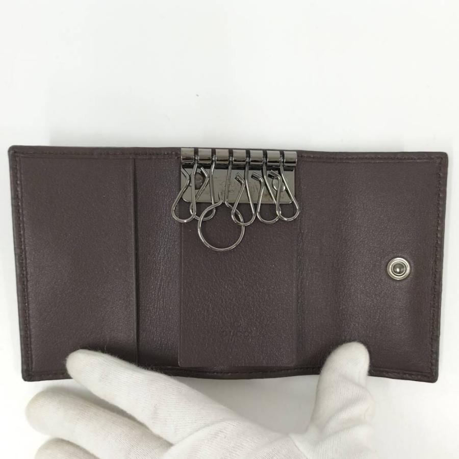 GUCCI（グッチ） GUCCI 6連キーケース レザー ブラウン 237509 : JJ