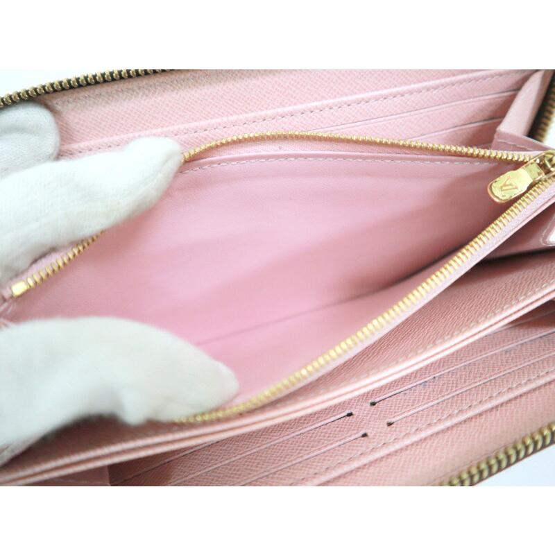 LOUIS VUITTON ルイヴィトン ジッピーウォレット モノグラム ローズ