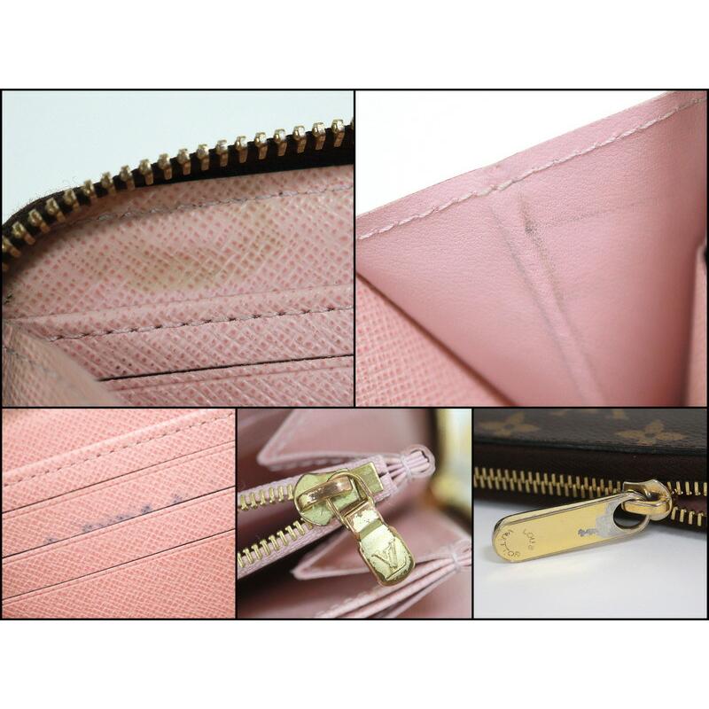 LOUIS VUITTON ルイヴィトン ジッピーウォレット モノグラム ローズ