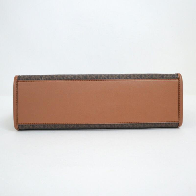 MICHAEL KORS マイケルコース 2WAYショルダーバッグ ハンドバッグ MKロゴ ブラウン PVC_3