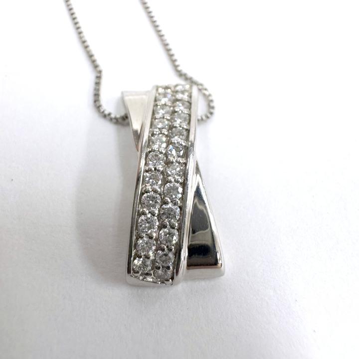 Jewelry Pt900・Pt850 ダイヤモンド デザイン ネックレス プラチナ D