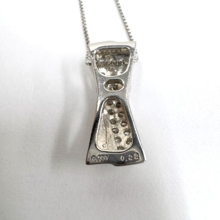 pt850 pt900 ダイヤ ネックレス Jewelry Pt900・Pt850 ダイヤモンド デザイン ネックレス プラチナ D