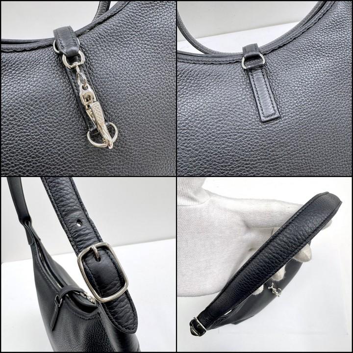 HERMES エルメス トリム31 ショルダーバッグ ブラック トゴ □H刻印