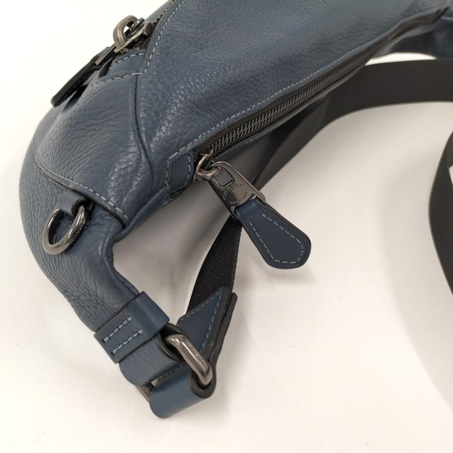 COACH ボディバッグ レザー ブルー CP028 COACH（コーチ） ボディバッグ レザー ブルー CP028 : JJコレクション