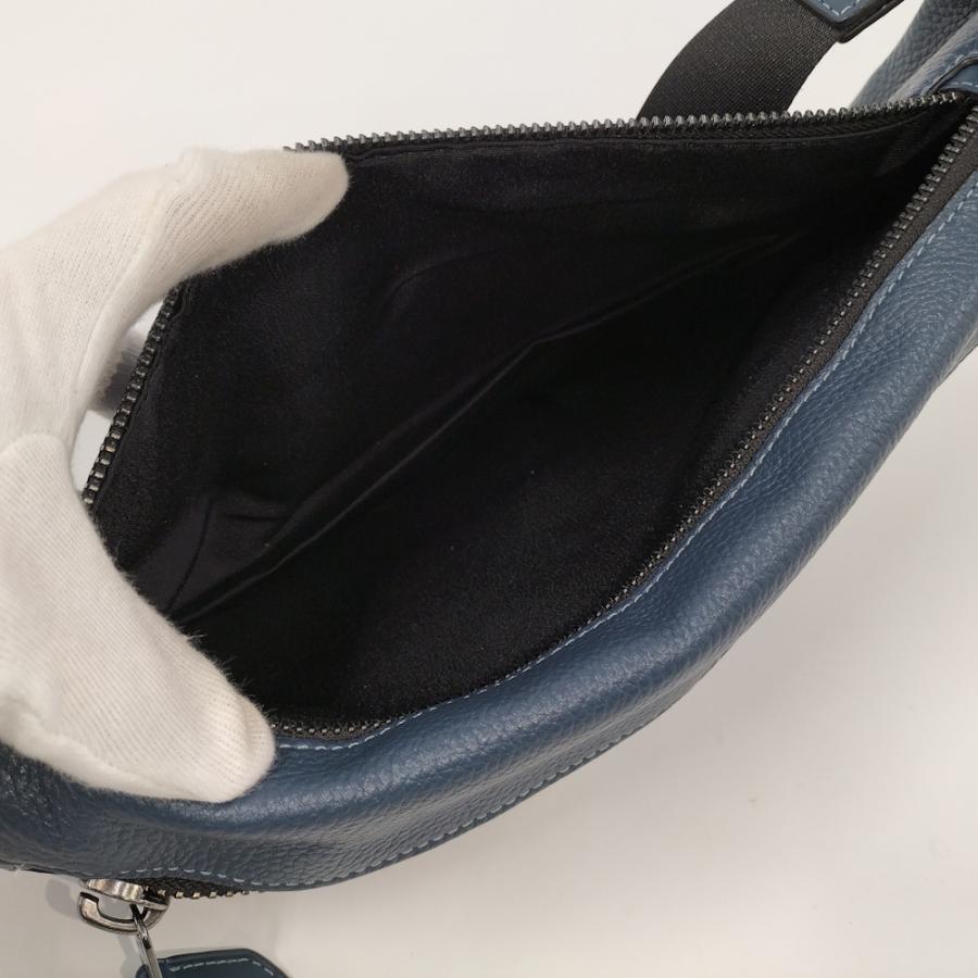 COACH（コーチ） ボディバッグ レザー ブルー CP028 : JJコレクション