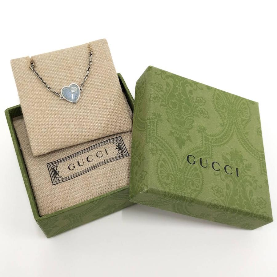GUCCI（グッチ） インターロッキング G ブレスレット ハート SV925