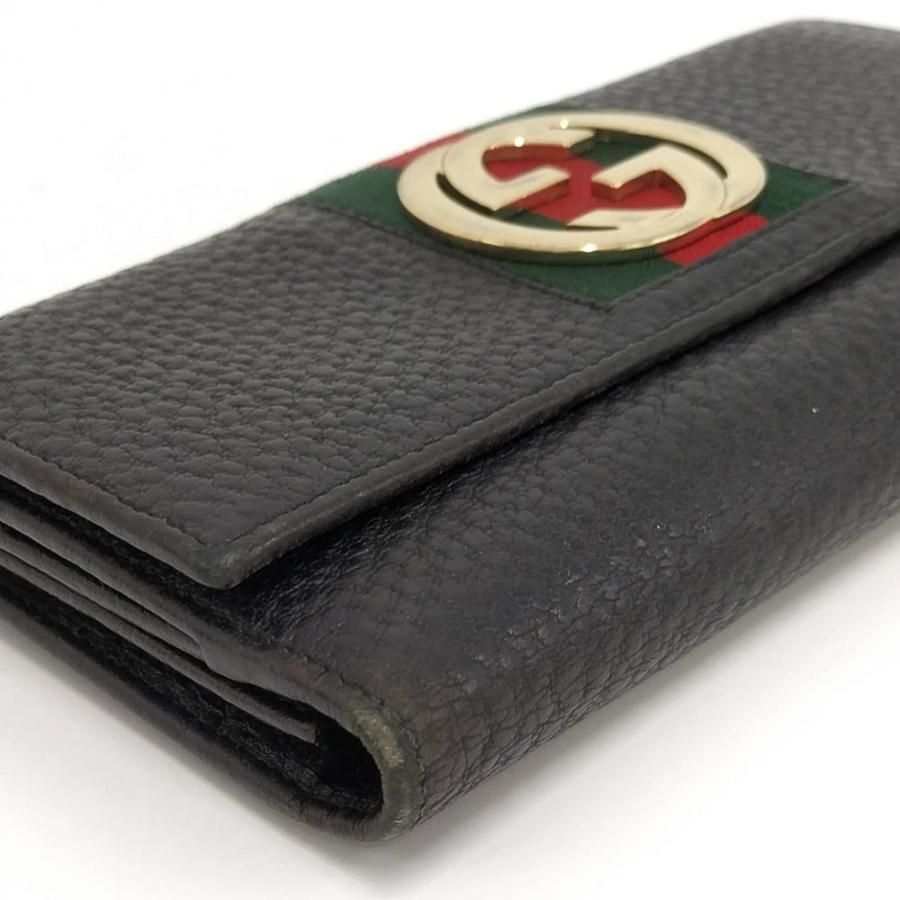 GUCCI（グッチ） インターロッキングG ダブルホック 長財布 131864 