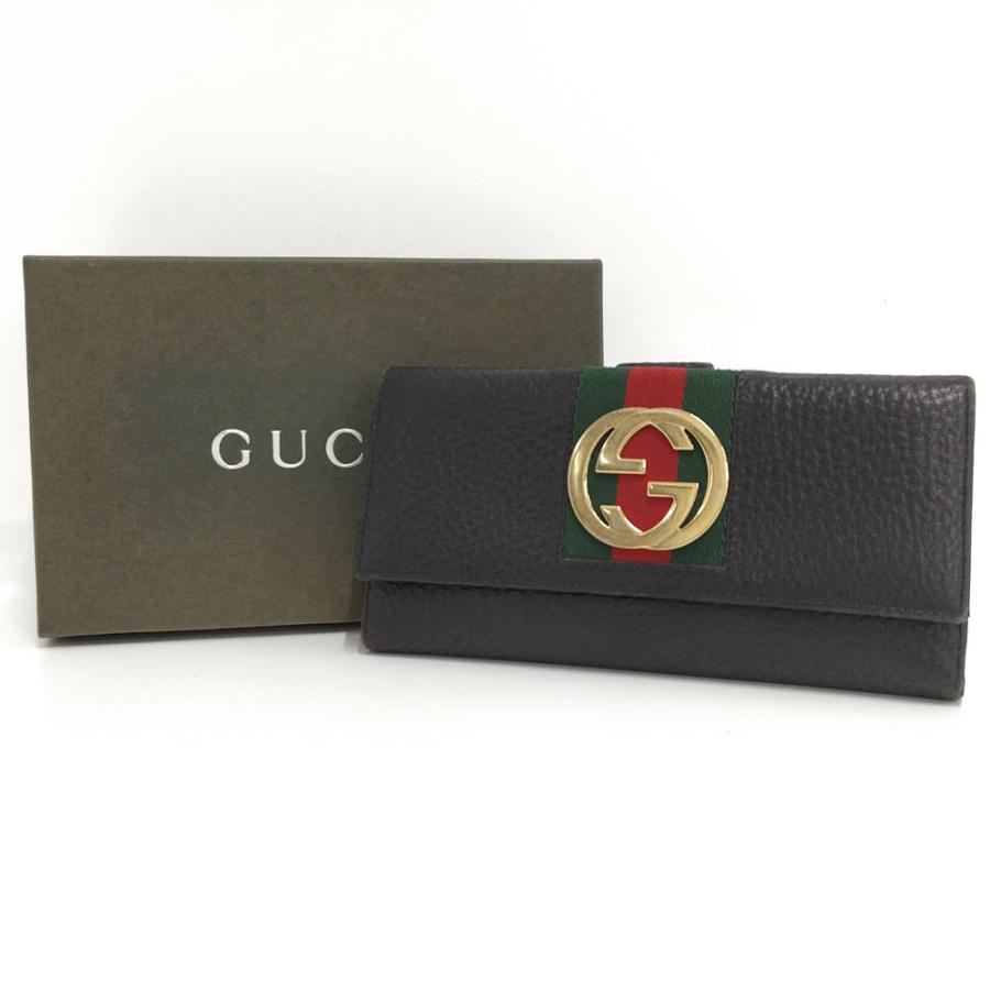 GUCCI（グッチ） インターロッキングG ダブルホック 長財布 131864 