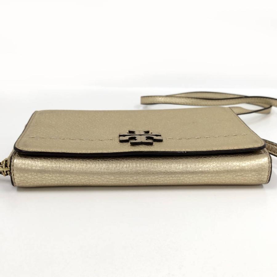 TORY BURCH（トリーバーチ） ショルダーウォレット レザー ゴールド