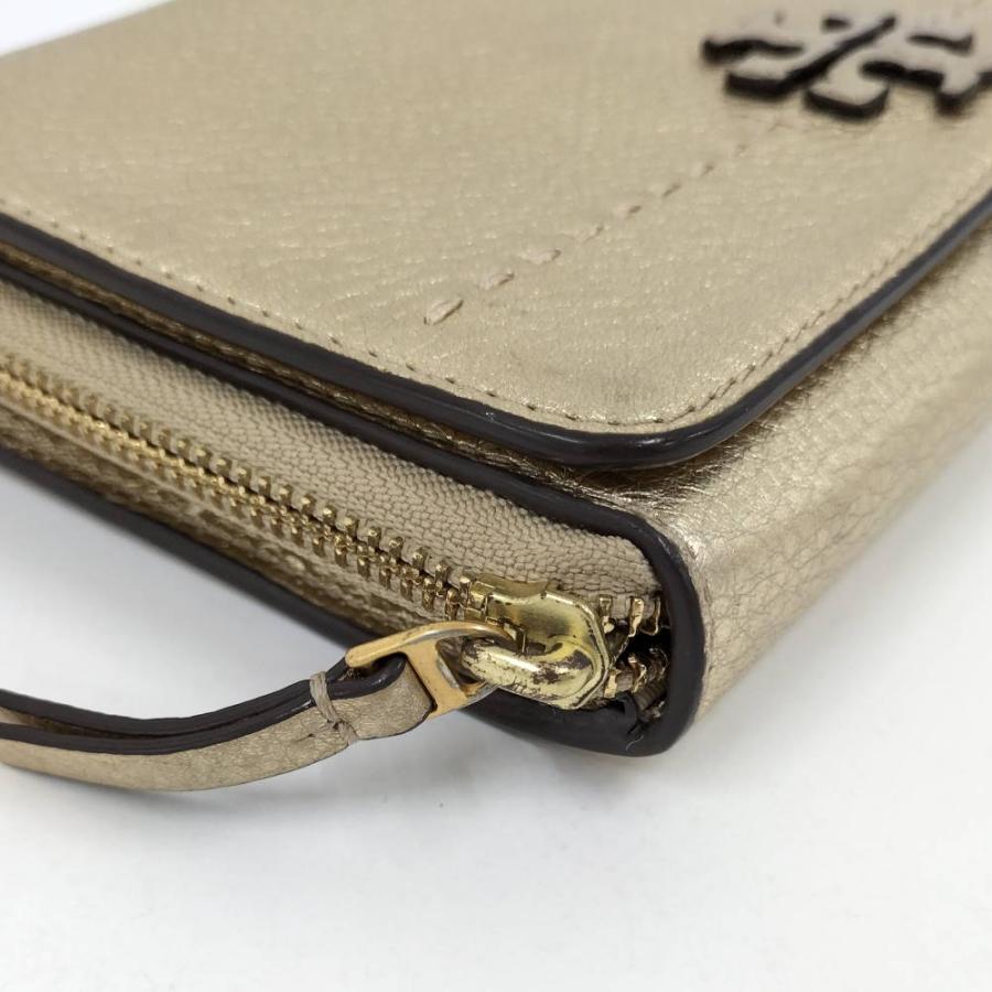 TORY BURCH（トリーバーチ） ショルダーウォレット レザー ゴールド