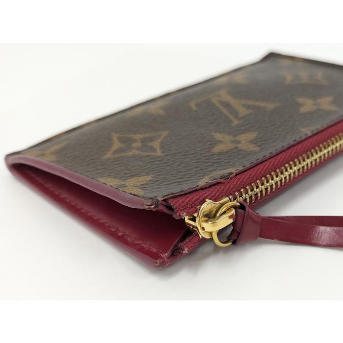 LOUIS VUITTON ポルトカルト ジップ コインケース モノグラム ブラウン  