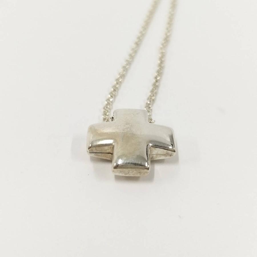 美品 TIFFANY&Co.ティファニー ローマンクロス ネックレス シルバー TIFFANY & Co. ティファニー ローマンクロス ネックレス