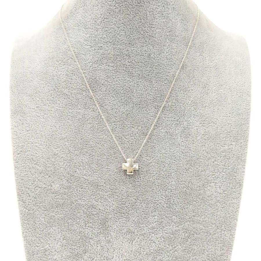 美品 TIFFANY&Co.ティファニー ローマンクロス ネックレス シルバー TIFFANY & Co. ティファニー ローマンクロス ネックレス