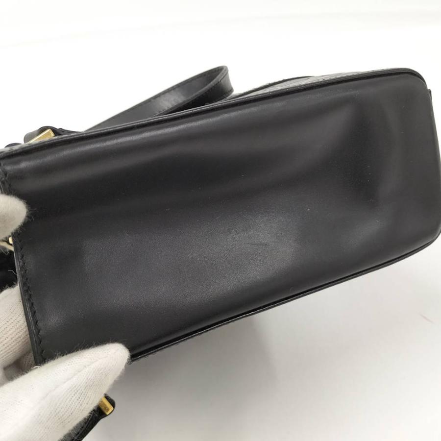 CELINE（セリーヌ） トートバッグ ロゴ ブラック レザー : JJ
