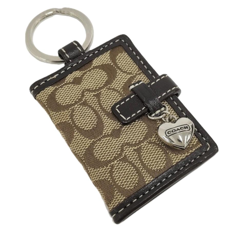 COACH（コーチ） フォトフレーム付き キーホルダー シグネチャー