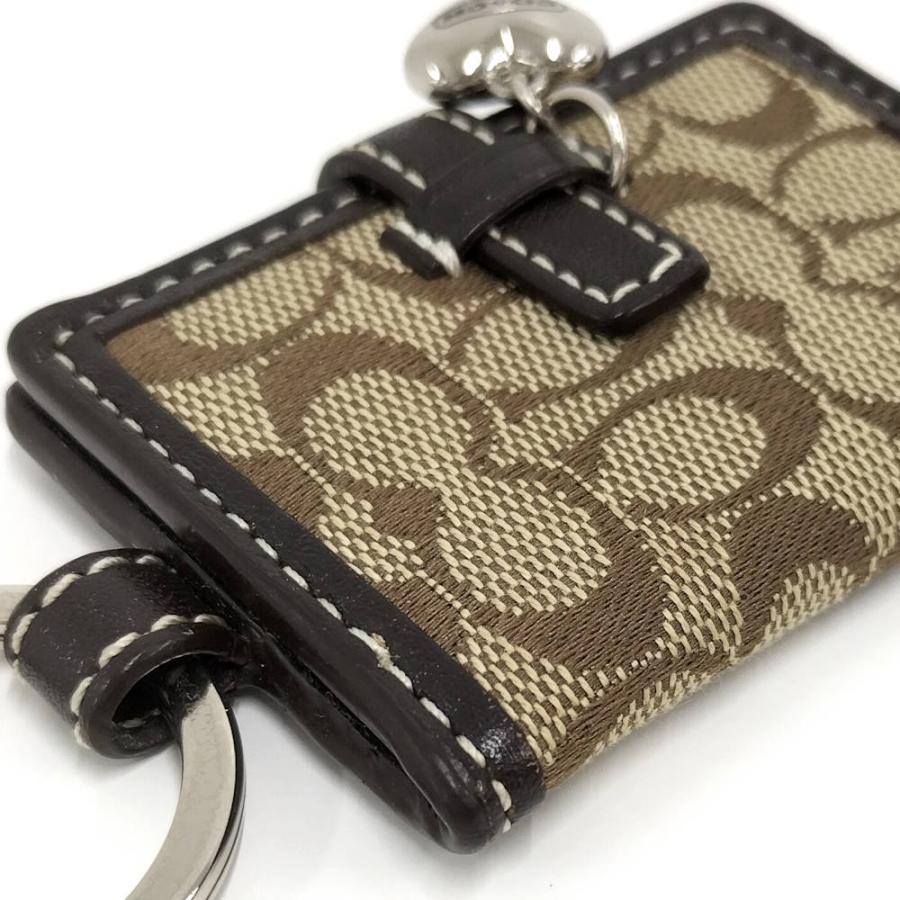 COACH（コーチ） フォトフレーム付き キーホルダー シグネチャー