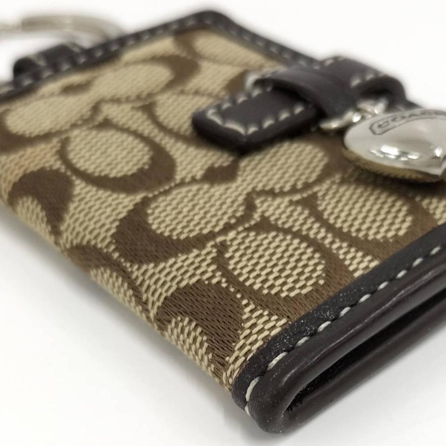 COACH（コーチ） フォトフレーム付き キーホルダー シグネチャー
