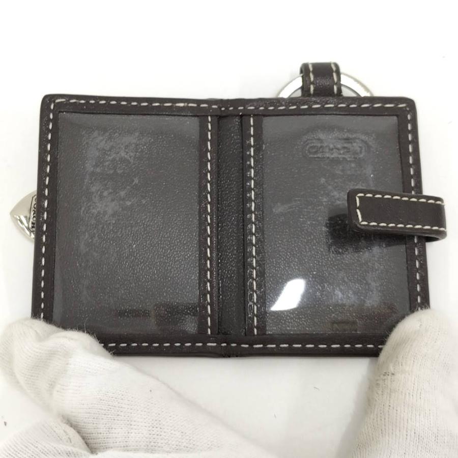 COACH（コーチ） フォトフレーム付き キーホルダー シグネチャー