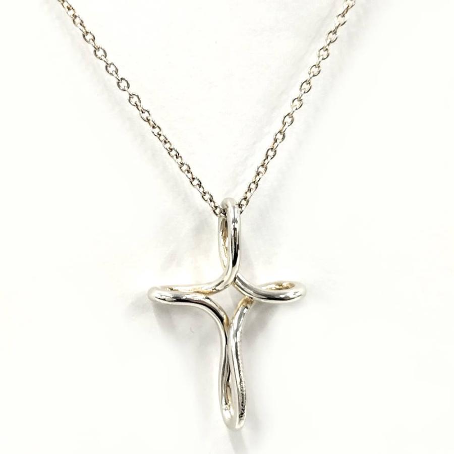 TIFFANY&Co ティファニー オープンクロス ネックレス シルバー 925 TIFFANY&Co.（ティファニー） オープンクロス ネックレス シルバー925