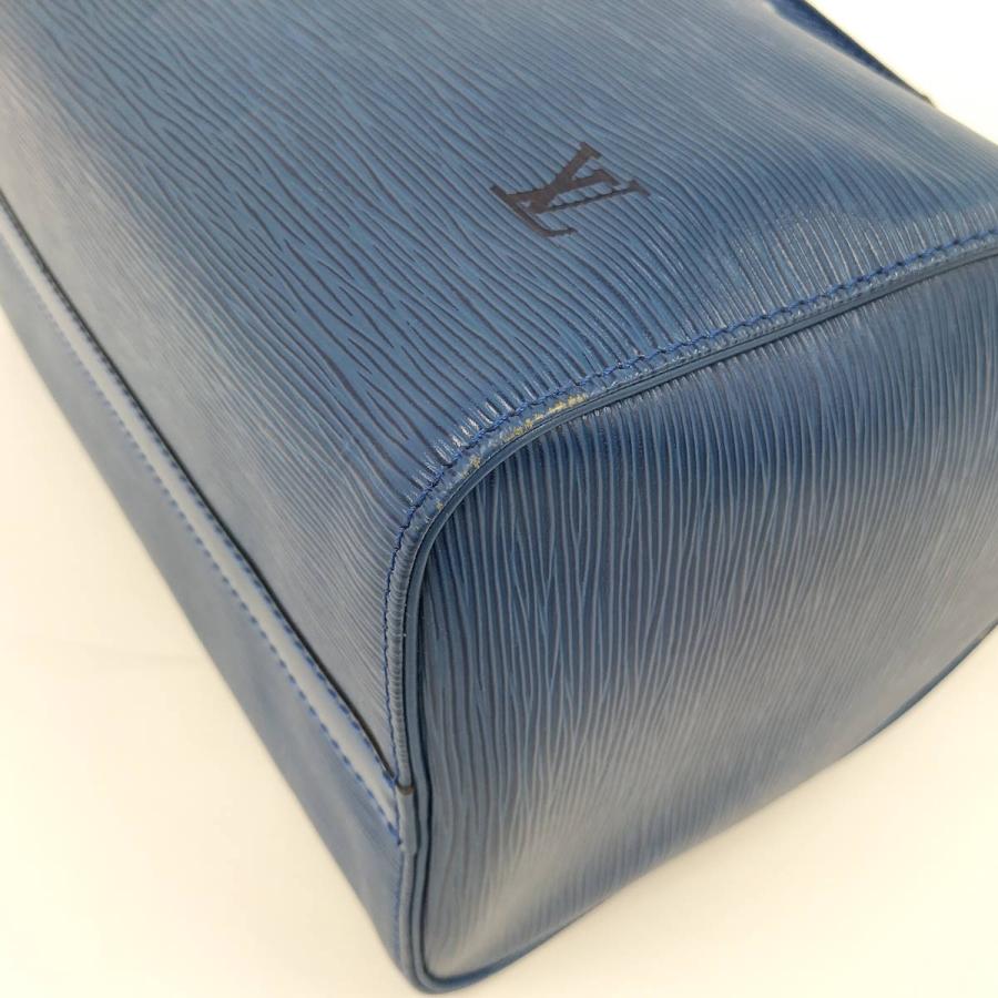 LOUIS VUITTON スピーディ30 ハンドバッグ エピ レザー トレドブルー 