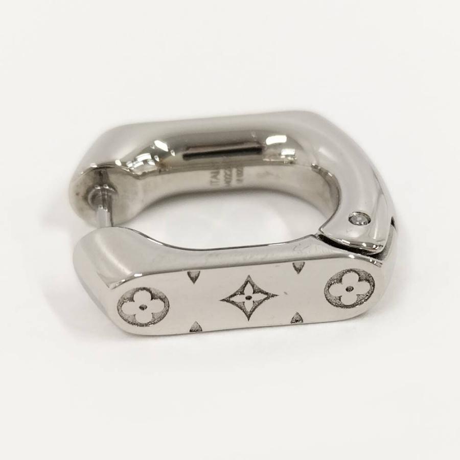LOUIS VUITTON（ルイ・ヴィトン） フープピアス モノグラム チェーン