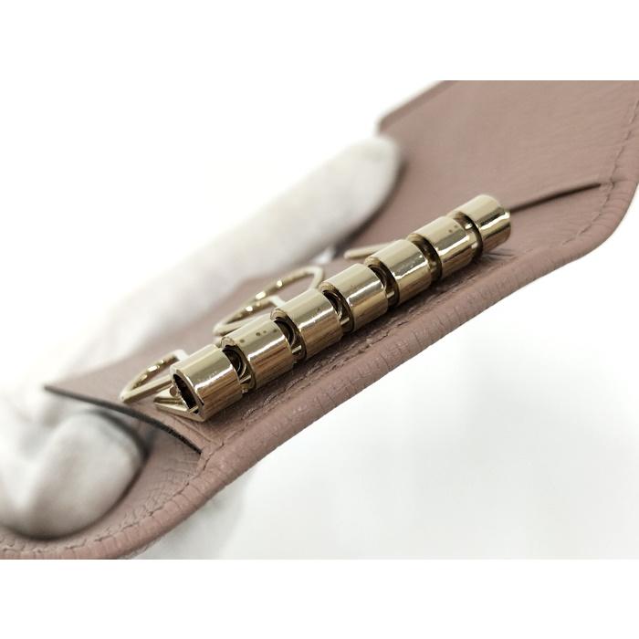 GUCCI（グッチ） GUCCI 6連キーケース レザー ピンク系 309706 : JJ