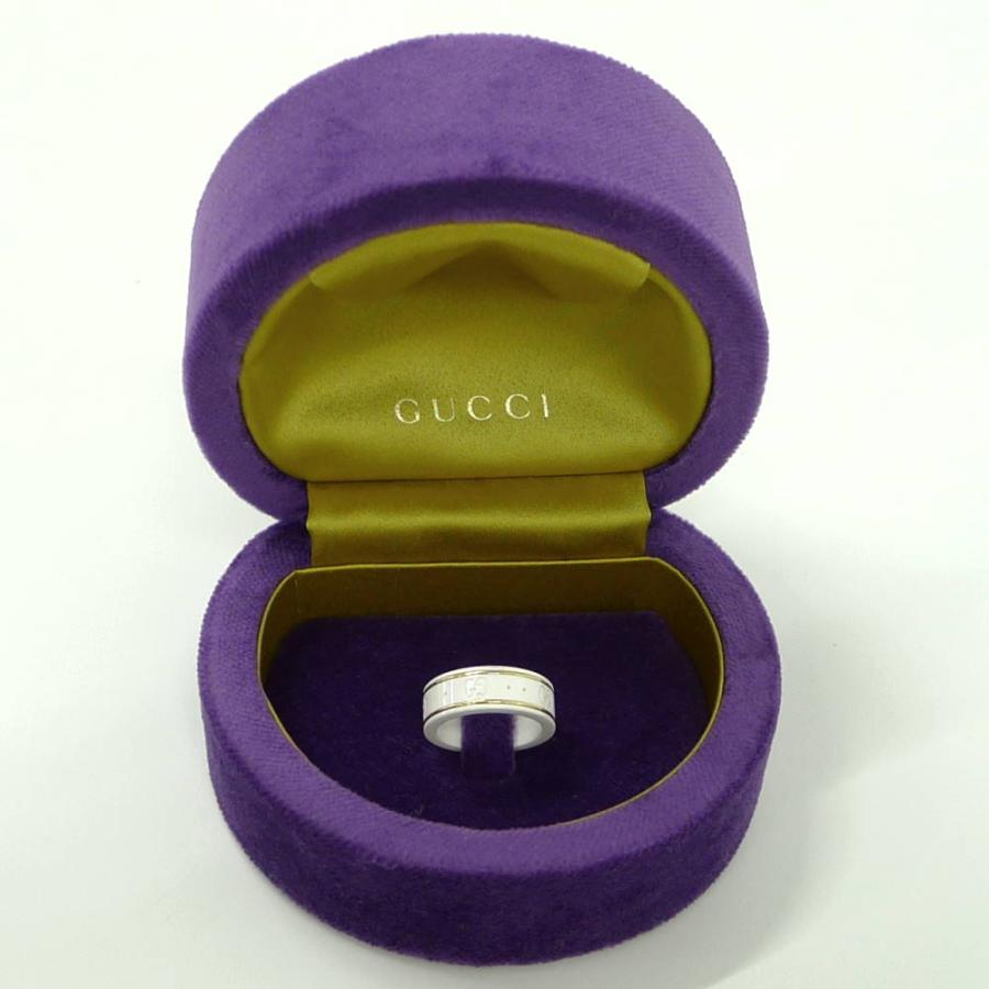 GUCCI（グッチ） アイコンリング セラミック 750ゴールド 約9号 : JJ