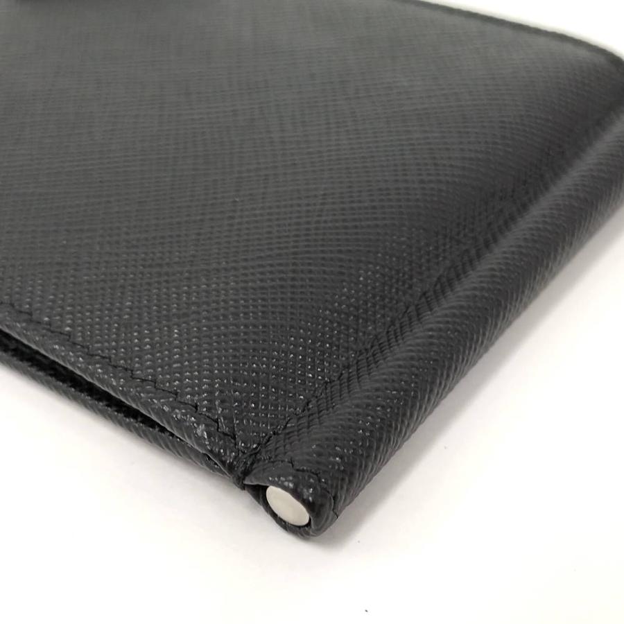 PRADA（プラダ） 二つ折り財布 マネークリップ 札入れ サフィアーノ