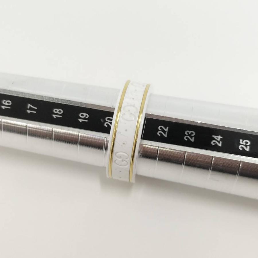 GUCCI（グッチ） アイコンリング セラミック 750YG K18YG イエロー