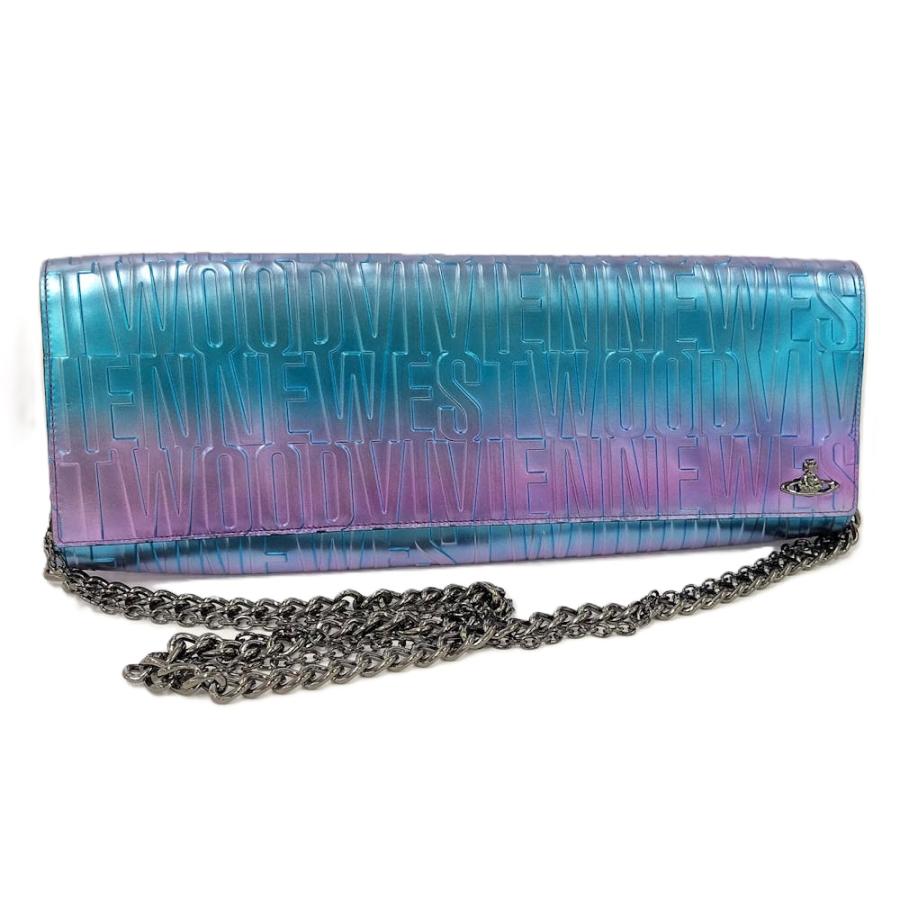 ヴィヴィアンウエストウッド チェーンショルダーバッグ メタリック レザー オーブ Vivienne Westwood（ヴィヴィアンウエストウッド） チェーンショルダー