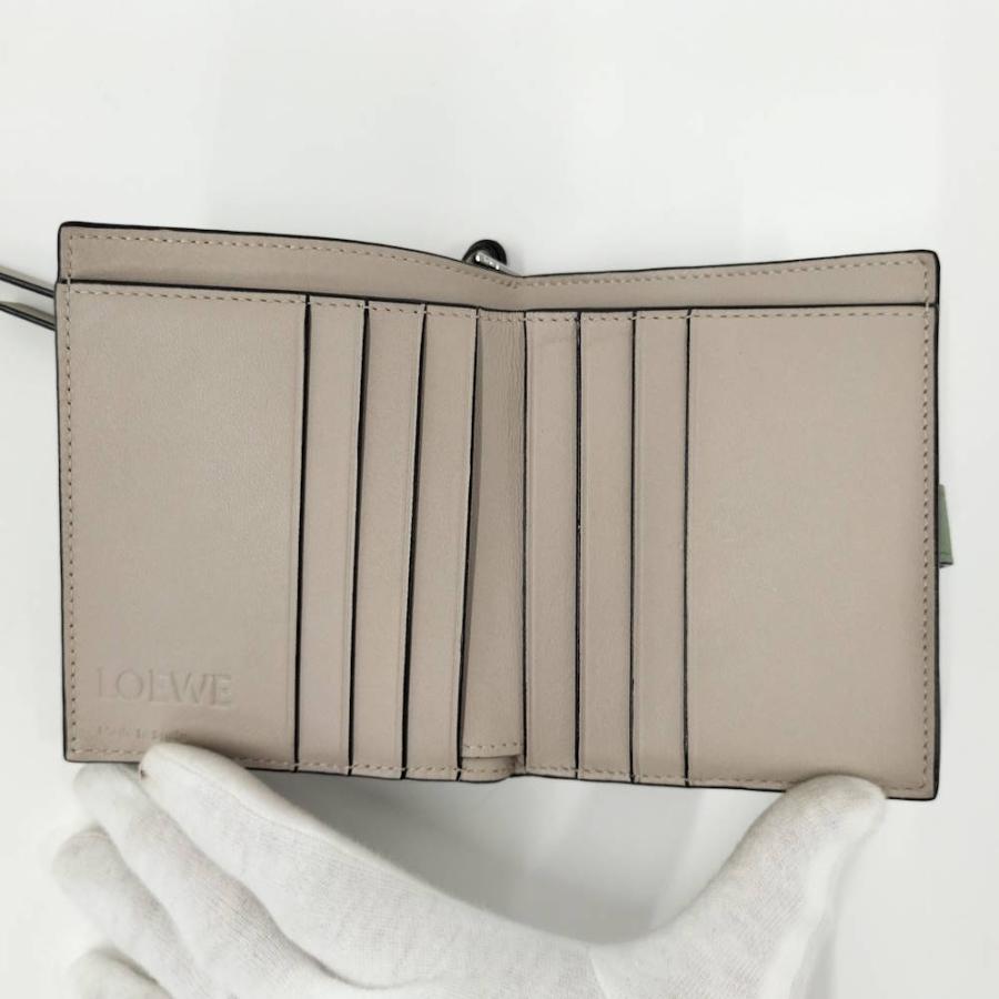 LOEWE（ロエベ） コンパクトジップウォレット 二つ折り財布 レザー