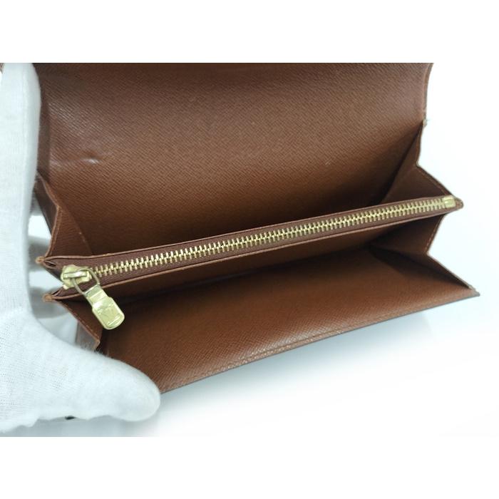 そ*ら様 Louis Vuitton モノグラム 二つ折り財布 M61725 LOUIS VUITTON ポルトモネクレディ 二つ折り長財布 モノグラム