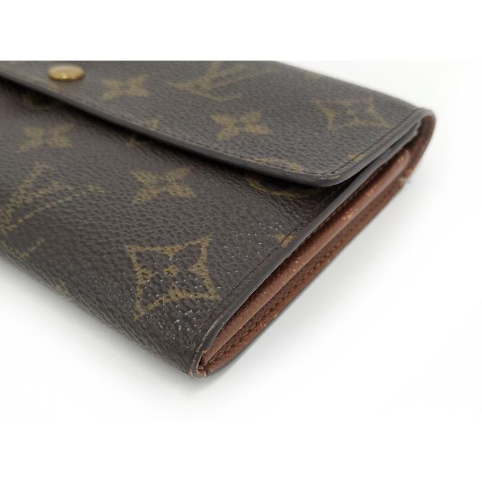 そ*ら様 Louis Vuitton モノグラム 二つ折り財布 M61725 LOUIS VUITTON ポルトモネクレディ 二つ折り長財布 モノグラム