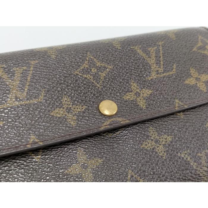 LOUIS VUITTON ポルトモネクレディ 二つ折り長財布 モノグラム