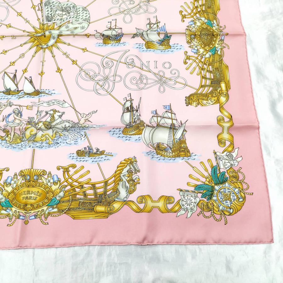 HERMES（エルメス） カレ90 大判スカーフ VOILES DE LUMIERE 光の帆船