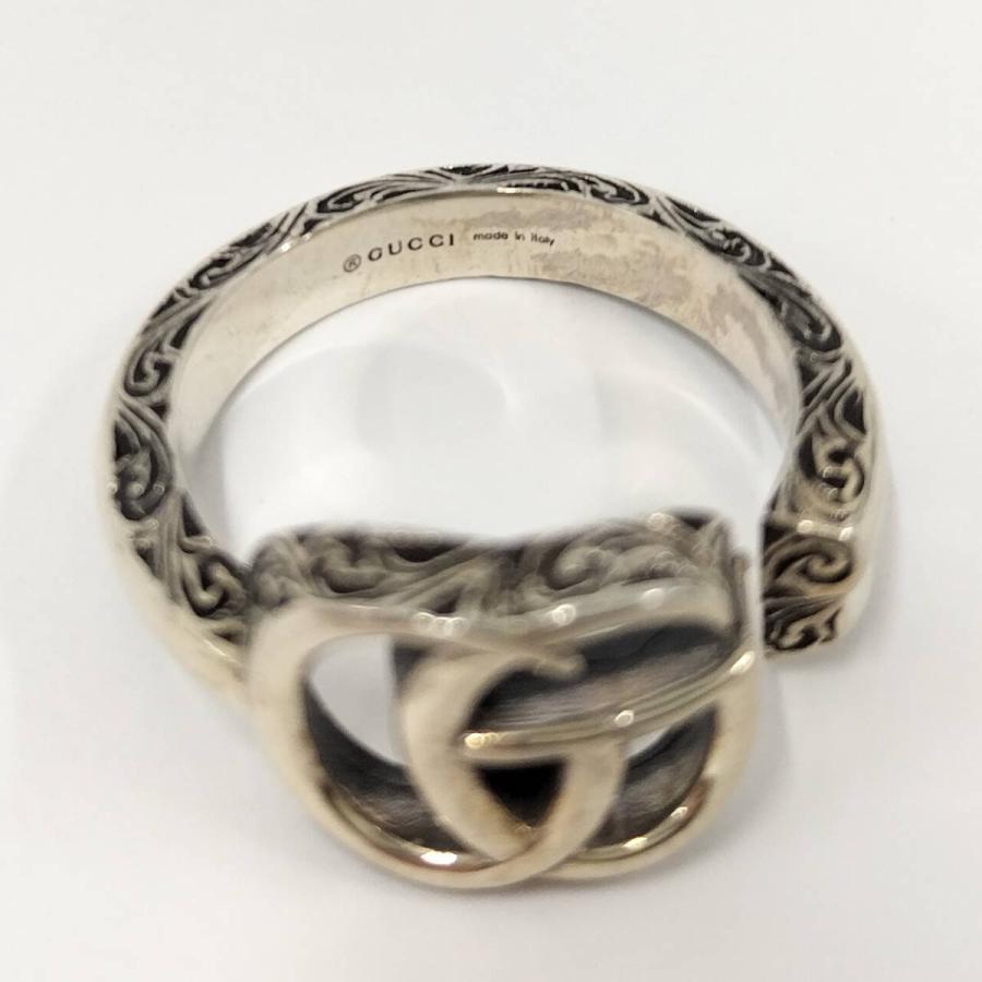 GUCCI（グッチ） リング 指輪 GGマーモント ダブルG 925 シルバー : JJ